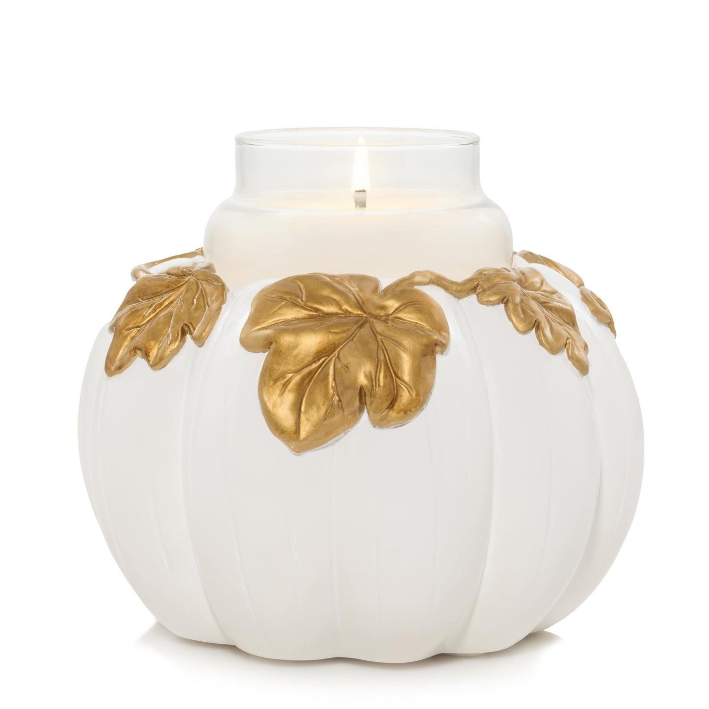 White Pumpkin Resin Holder G6ZE